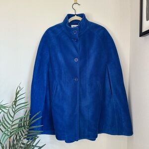 Vintage Blue Cape Jacket